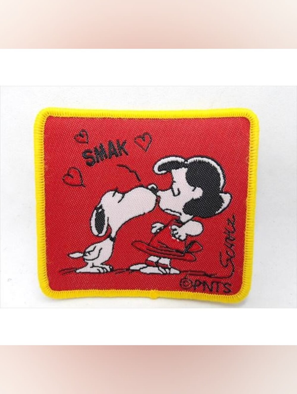 Lucy Snoopy Iron Embroidered Patch, New Without Tag 7x6.5cm